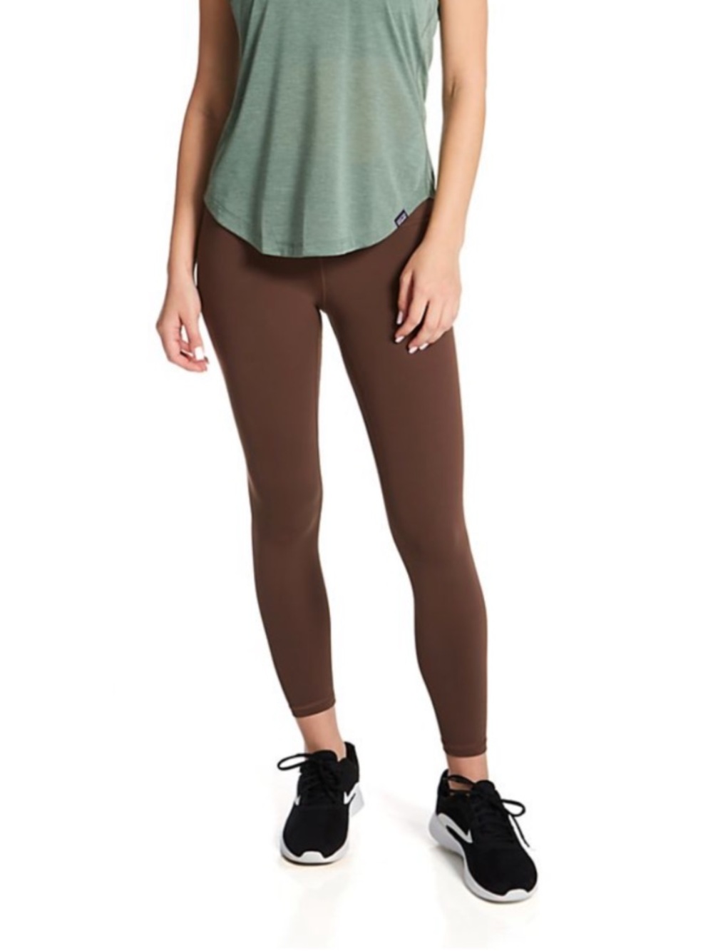 NWT PATAGONIA Cone Brown Maipo 7/8 Tights - Picture 10 of 10